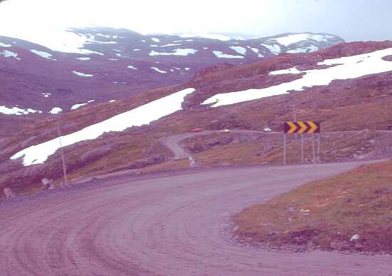 Schotterpiste übers Sognefjell