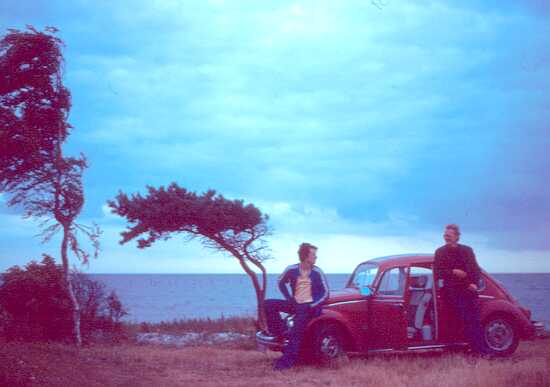 kurz vor Trelleborg: warten auf die Fähre