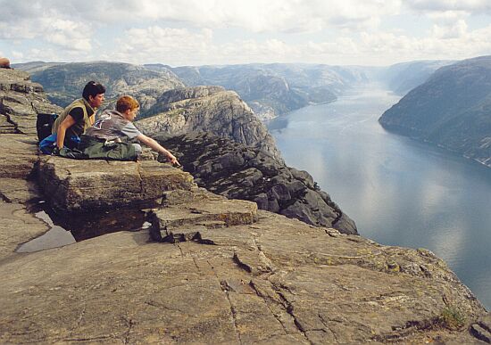 auf dem Preikestolen