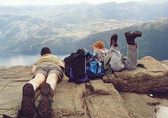 auf dem Preikestolen