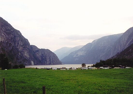 Camping am oberen Eidfjord
