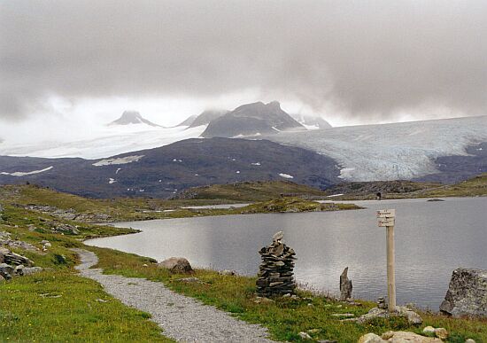 der Gletscher Smrstabbreen