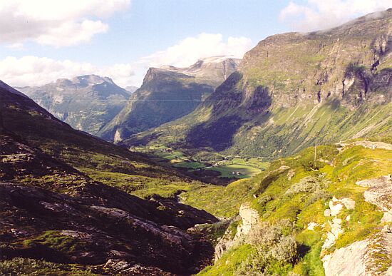 Richtung Geiranger