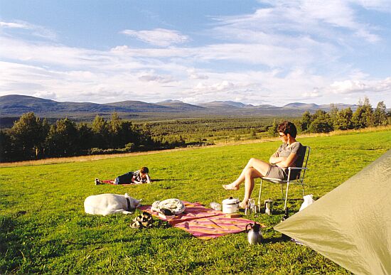 Campen in Helleseter