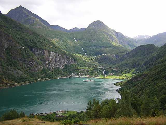 Rückweg mit Blick auf Geiranger
